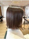 切りっぱなしボブ