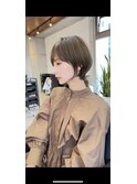 大人美人ショート/前髪あり