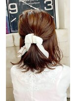 ニスル 上尾店(NISURU)&nbsp;似合わせカット/大人ガーリー/ダークアッシュ/着物/上尾/上尾駅