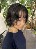 伸ばしかけパーマ