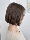 白髪ぼかし×ナチュラルベージュ