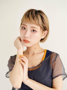 ジュール 大分(Joule) ミディアムヘア/斜めバング/グレージュカラー/大分駅