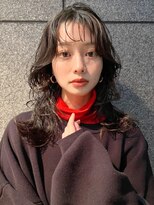 フリティ 大阪西梅田店(friity)&nbsp;ベージュインナーカラーショートボブレイヤーミディアム前髪