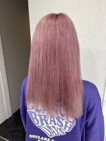 アジールヘア 所沢プロペ通り店(agir hair)&nbsp;ピンクブラウンエアリーロング美髪ケアブリーチ所沢練馬