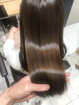 アニュー 北浦和店(ANEW) 《髪質改善》ツヤ感・ツルツル感　　髪質改善ロング