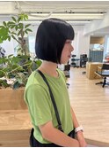 【OceanHair&Life田中愛梨】10代20代切りっぱなし！ミニボブ◎