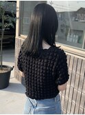 ツヤツヤ暗髪カラー