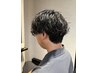 【谷指名限定】TOKIOSINKA波巻きケアパーマ+骨格矯正メンズカット+眉毛カット