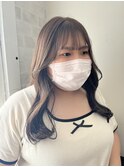 韓国風顔周りレイヤースタイル/韓国巻きスタイル