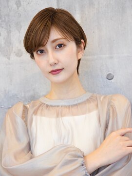 アイスバーグ ウェスト 清澄白河(eyesburg W/est) 大人ショートボブ丸みショートカットマッシュショート前髪あり