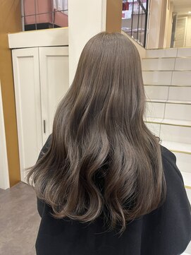 アルツディレット(ALTS diletto) くすみベージュカラー×水素カラー　ロングヘア　韓国