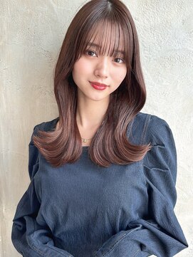 アフロート ルヴア(AFLOAT RUVUA) くびれヘア/レイヤー/顔まわり/サイドバング/こなれミディ