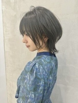 ダブルトーキョー シブヤ(W-TOKYO SHIBUYA) ダークグレージュ×ウルフカット　ウルフ　ネオウルフ