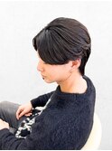 曲がる縮毛矯正/センターパート/名古屋/名駅