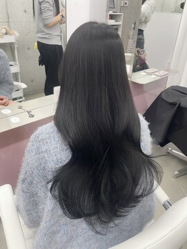 エヌアイ オモテサンドウ(ni omotesando) 韓国ヘア/ブルーグレージュ/透け感カラー　上野