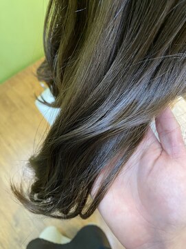 エシカル(ethical) ブリーチなしアディクシーカラー+ケアプロ超音波トリートメント