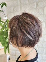 松本平太郎美容室 国立店&nbsp;グラデーションボブ×イノアカラー×ハイライト