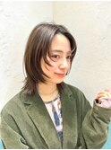 ミニウルフレイヤーカット顔周りカット前髪カット韓国ボブ/立川