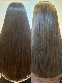 ナチュラルスタンダードボニータ(NATURAL STANDARD. bonita)の写真/リピーター多数！乾かしただけでまとまる極上美髪に！潤いとツヤ感が欲しいならbonitaの縮毛矯正