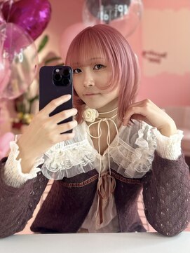 ダズリングディア(Dazzling Deer) ピンク/顔まわりレイヤー/ピンクパープル/美髪