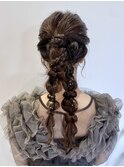 #ヘアアレンジ#ヘアセット#パーティーヘア