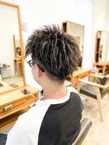 セイドット フクオカ(Say.FUKUOKA) 【メンズ★大名】アップバングスタイル×ハイライト×刈り上げ