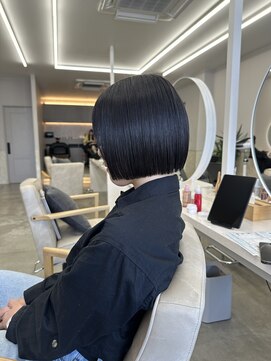 サンド 鹿児島中央(sand) パツっとボブスタイル