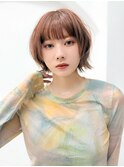 【La fith】外ハネボブ×ミニボブ×オレンジブラウン