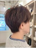 グレイヘアも◎ひし形小顔ショート【恵比寿KIMIDORI】