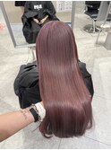 くびれヘア/アプリコットオレンジ/夏のヘアアレンジ/梅田