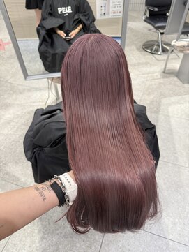 ペレ 梅田(PELE) くびれヘア/アプリコットオレンジ/夏のヘアアレンジ/梅田