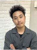 スパイキーショートツイストパーマピンパーマブッダパーマ練馬