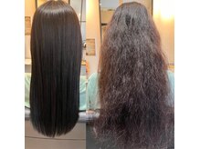 【縮毛矯正】自然で柔らかなストレートヘアへ