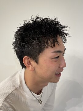 ニアウ 伊勢崎連取店(Niau) メンズスパイキーショートツイストパーマメンズパーマ