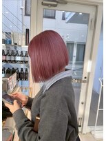 ガリカ 横浜(Gallica) くすみピンクラベンダー×ボブ