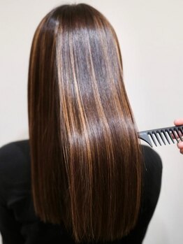 口コミ高評価【次世代髪質改善ストレート】1人1人の髪質やクセに合わせて調合&施術！感動の仕上がりに◎