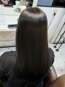 オーガスト ヘア ネイル(AUGUST hair nail) 艶髪ストレート×透明感カラー