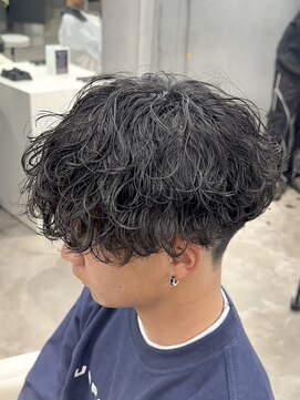 エデアンホンテン メンズサロン(EDEAN 本店 (旧:EDEAN 上通)) 熊本メンズカット 波巻きスパイラルパーマ 刈り上げマッシュ