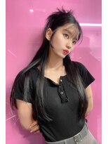 ランズ(LANDS)&nbsp;カチモリ 顔周りレイヤーカット 【韓国ヘア 大阪 梅田】