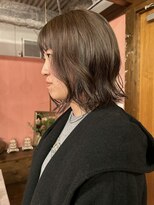 ニーム(nimes)&nbsp;hibicoオリーブカラー×ボブ