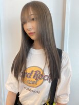 ヘアーデザイン シュシュ(hair design Chou Chou by Yone)&nbsp;ダブルカラーでつくる透明感グレージュカラー◎