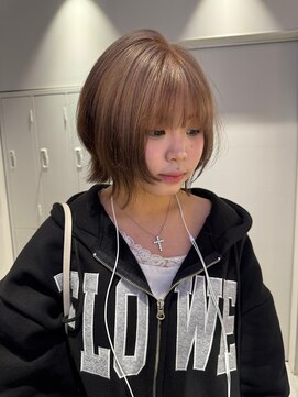 アイコン 博多(ICON.) ルーツカラー/ベージュカラー/レイヤーボブ/姫カット