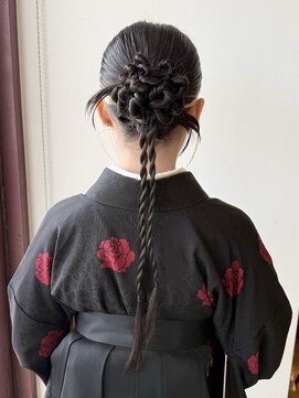 ルッツ(Lutz. hair design) 3/11 卒業式 着付け ヘアセット カチモリヘア【千代田彩夏】