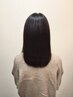 【うねり解消☆ハーフ矯正】カット＋縮毛矯正＋トリートメント
