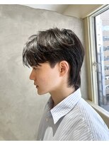 ニコ トウキョウ(nico TOKYO)&nbsp;フェザーショートニュアンスパーマコンマシースルーマッシュ