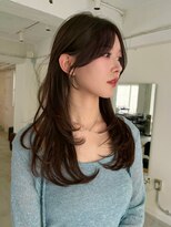 ヨーク(YOKE)&nbsp;ロングレイヤー韓国風レイヤーカット顔周りカット髪質改善