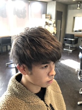 美容室 沙助 シルバーアッシュ