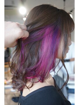 ザ オーダー(THE ORDER) ピンクとパープルのインナーカラー