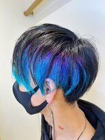 アマンドール(Aman D'or)&nbsp;パープル→ブルー→スカイブルー　グラデーション　高橋