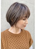 似合わせカット×透け感大人ショート【瀧上丈司】